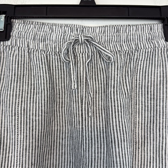 J. Crew Factory Striped Linen Blend Drawstring Shorts. Size Large. - Picture 4 of 14